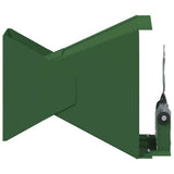 Vidaxl kogelvanger groen 14 x 14 x 19 cm staal
