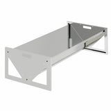 Vidaxl voederbak voor vee zilver 108 x 50 x 28 cm gegalvaniseerd staal