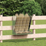 Vidaxl hooi feeder zilver 71 x 33 x 70 cm gegalvaniseerd staal