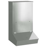 Vidaxl varkensvoeder zilver 55 x 51 x 91,5 cm gegalvaniseerd staal