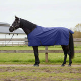 Vidaxl paardendeken donkergroen en zwart 135 cm polyester