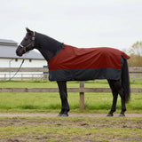 Vidaxl paardendeken donkergroen en zwart 85 cm polyester