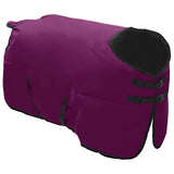 Vidaxl paardendeken donkergroen en zwart 75 cm polyester