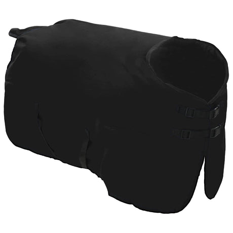 Vidaxl paardendeken donkergroen en zwart 135 cm polyester