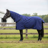 Vidaxl paardendeken donkergroen en zwart 75 cm polyester