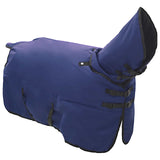 Vidaxl paardendeken donkergroen en zwart 115 cm polyester