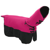 Vidaxl paardendeken roze en zwart 95 cm polyester