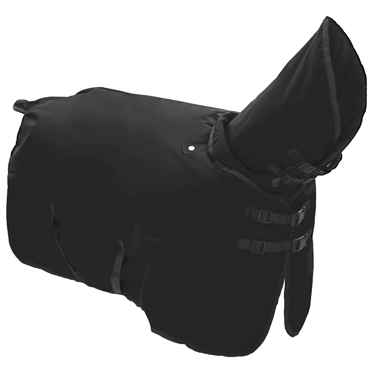 Vidaxl paardendeken donkergroen en zwart 105 cm polyester
