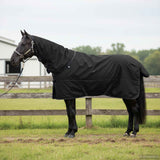 Vidaxl paardendeken donkergroen en zwart 115 cm polyester