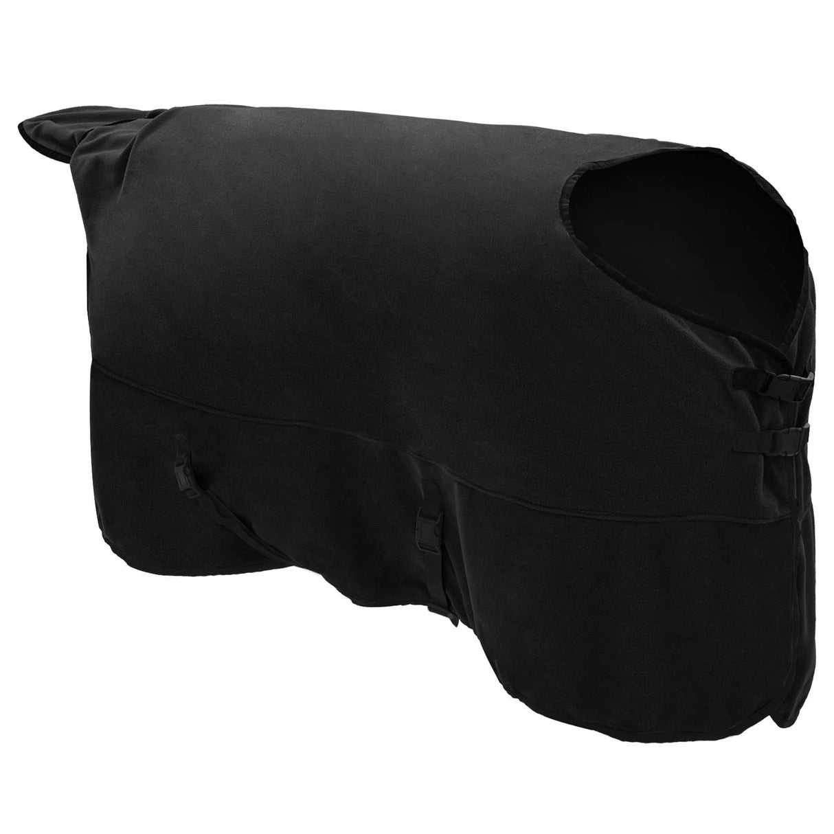 Vidaxl paardendeken zwart polyester