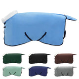 Vidaxl paardendeken volledige aqua 95 cm polar fleece