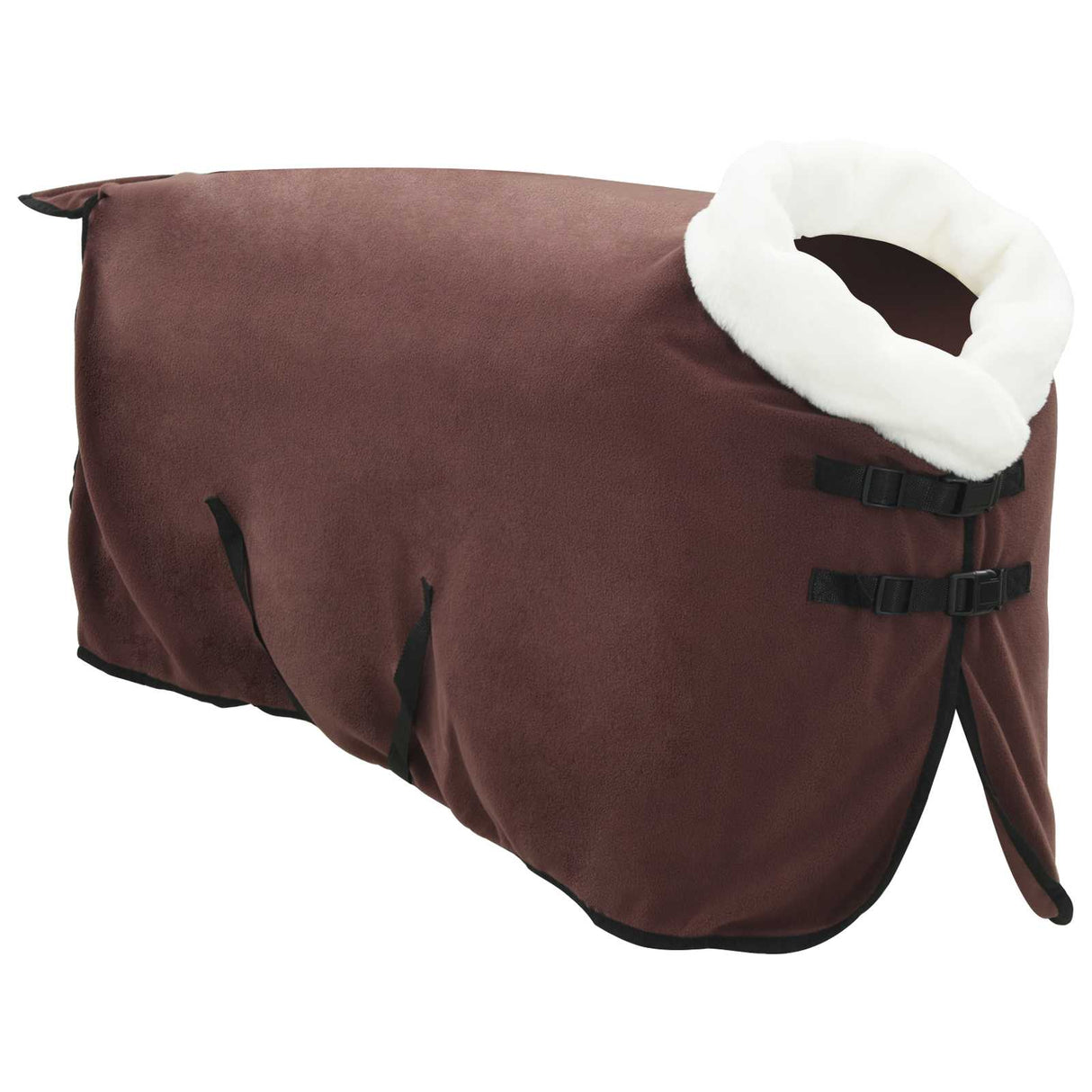 Vidaxl paardendeken volledig donkerbruin 75 cm polar fleece
