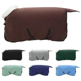 Vidaxl paardendeken volledig donkerbruin 85 cm polar fleece
