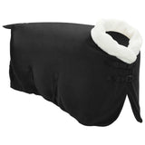 Vidaxl paardendeken zwart 115 cm polar fleece