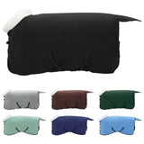 Vidaxl paardendeken zwart 145 cm polar fleece