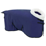 Vidaxl paardendeken marineblauw 95 cm polar fleece