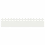 Vidaxl gazonranden 20 pcs wit 103 x 0,05 x 22 cm staal