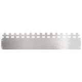 Vidaxl gazonranden 30 pcs zilver 103 x 0,05 x 22 cm roestvrij staal