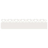 Vidaxl gazonranden 20 pcs wit 103 x 0,05 x 22 cm staal