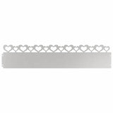 Vidaxl gazonranden 30 pcs zilver 103 x 0,05 x 22 cm roestvrij staal