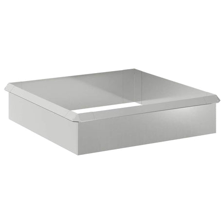 Vidaxl slakkenhekken 8 pcs zilver gegalvaniseerd staal