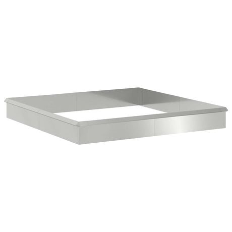 Vidaxl slakkenhekken 12 pcs zilver gegalvaniseerd staal