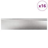 Vidaxl slakkenhekken 20 pcs zilver roestvrij staal
