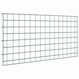 Vidaxl vijverhekken set 5 pcs groen 100 x 50 cm staal
