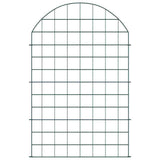 Vidaxl vijverhekken set 8 pcs groen 50 x 80 cm staal