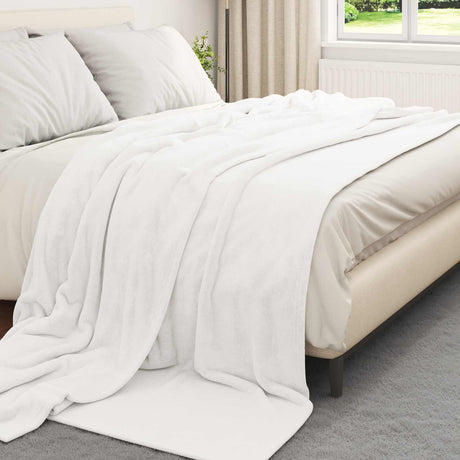 Vidaxl plaid wit 240 x 270 cm 1.69 kg fleece