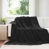 Vidaxl kleden 6 pcs zwart 240 x 270 cm fleece
