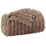 Vidaxl gooi deken kameel 150 x 130 cm fleece