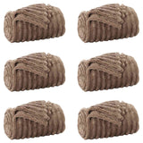 Vidaxl kleden 6 pcs kameel 150 x 130 cm fleece