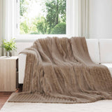 Vidaxl kleden 6 pcs kameel 240 x 220 cm fleece