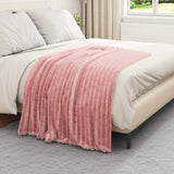 Vidaxl kleden 6 pcs roze 150 x 130 cm fleece