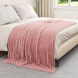 Vidaxl kleden 6 pcs roze 200 x 150 cm fleece