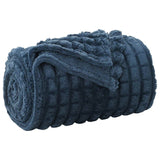 Vidaxl gooi deken marineblauw 200 x 150 cm fleece