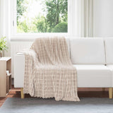 Vidaxl kleden 6 pcs beige 150 x 130 cm fleece