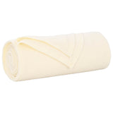 Vidaxl gooi deken crème 270 x 240 cm fleece