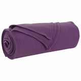 Vidaxl gooi deken paars 170 x 130 cm fleece