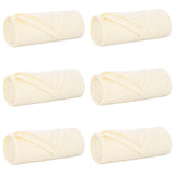Vidaxl kleden 6 pcs crème 170 x 130 cm fleece
