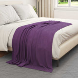Vidaxl kleden 6 pcs paars 170 x 130 cm fleece