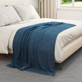Vidaxl kleden 24 pcs marineblauw 170 x 130 cm fleece