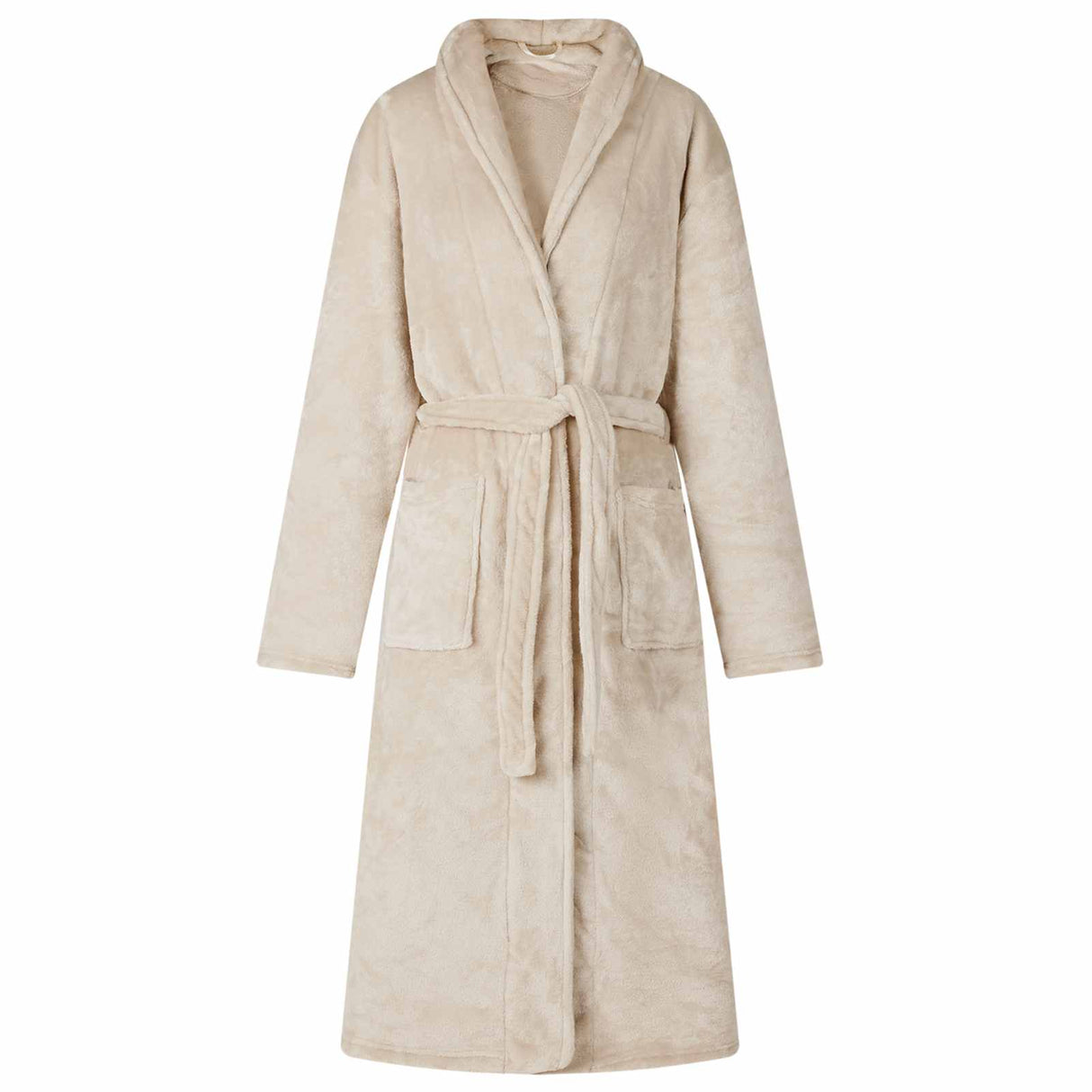 Vidaxl badjas zonder kap beige l flanel