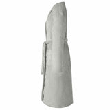 Vidaxl badjas zonder kap grijs xl flanel