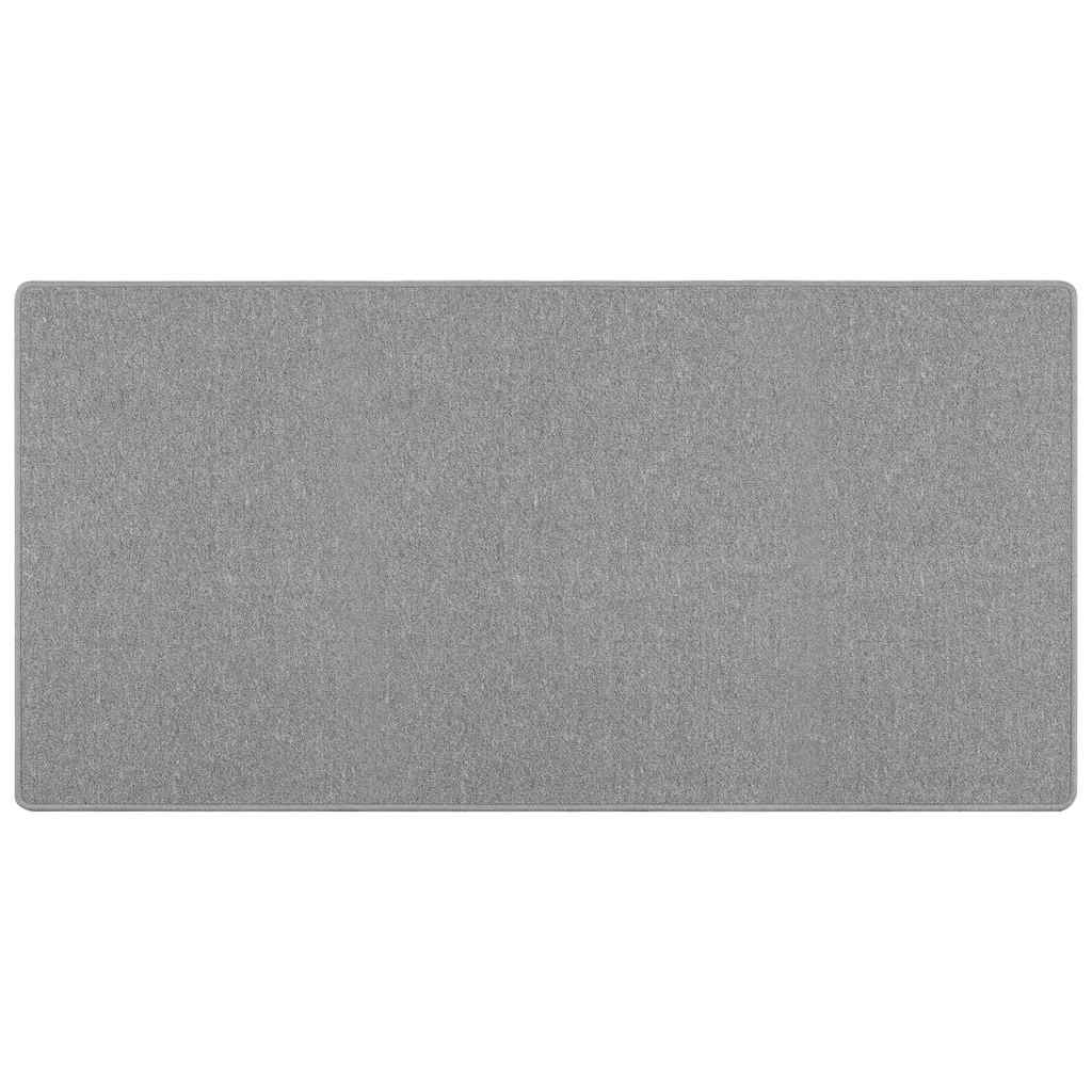 Vidaxl tapijt loper lichtgrijs 100 x 200 cm 100% polypropyleen