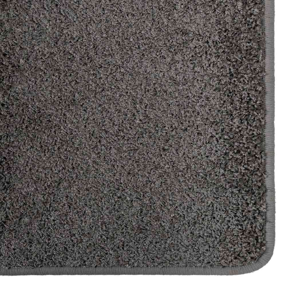 Vidaxl tapijt loper grijs 80 x 400 cm 100% polypropylene tuft