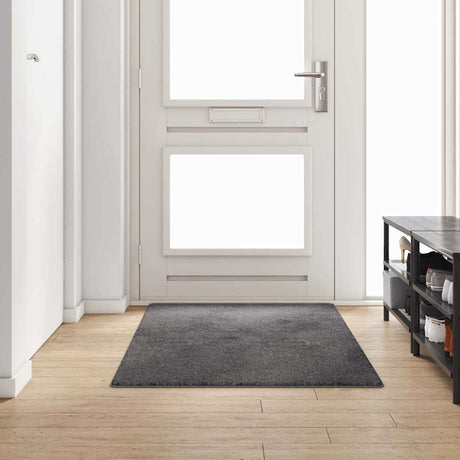 Vidaxl tapijt loper grijs 100 x 200 cm 100% polypropylene tuft