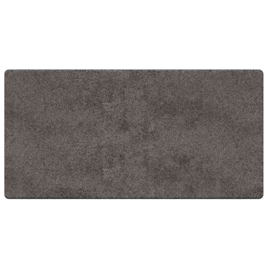 Vidaxl tapijt loper grijs 100 x 200 cm 100% polypropylene tuft