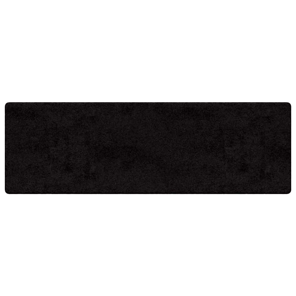 Vidaxl tapijt loper zwart 100 x 300 cm 100% polypropylene tuft